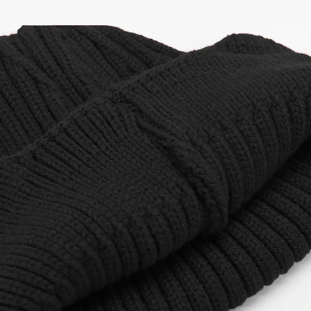 Outdoor Winter Knitted Hat For Men Women Plush Warm Cap Earmuff Casual Fashion Thick Cycling Ear Protection Hats Oasis Select