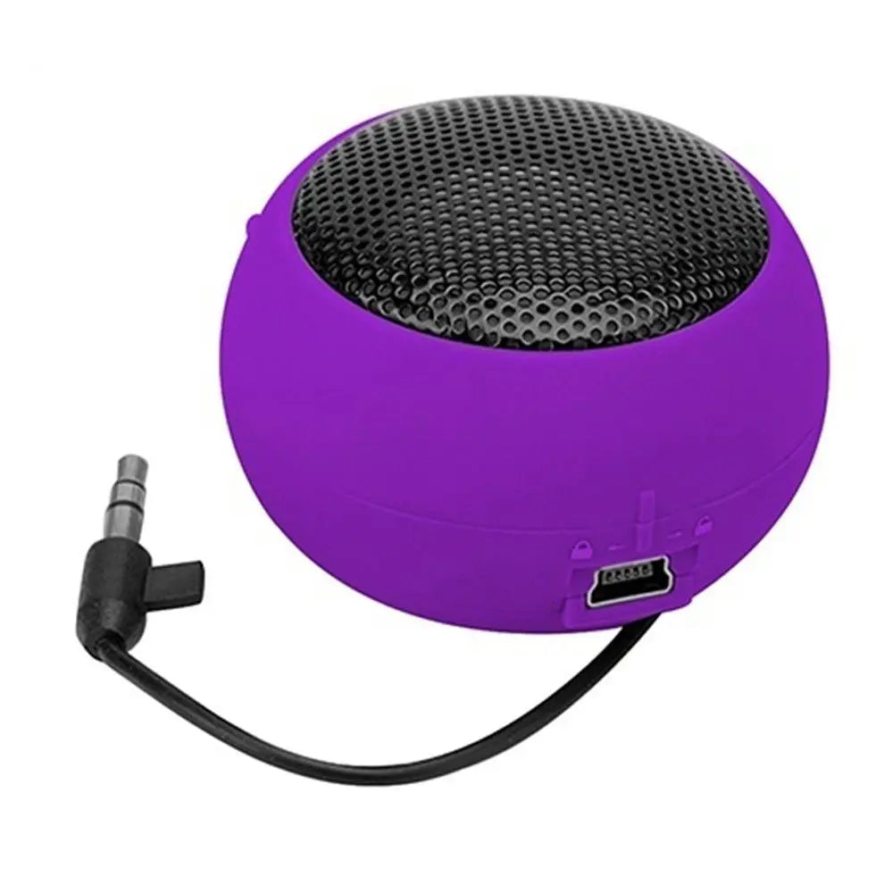 Mini Portable Hamburger Speaker Amplifier 3.5mm Jack Bluetooth Sound Box Loudspeaker Music Player Oasis Select purple