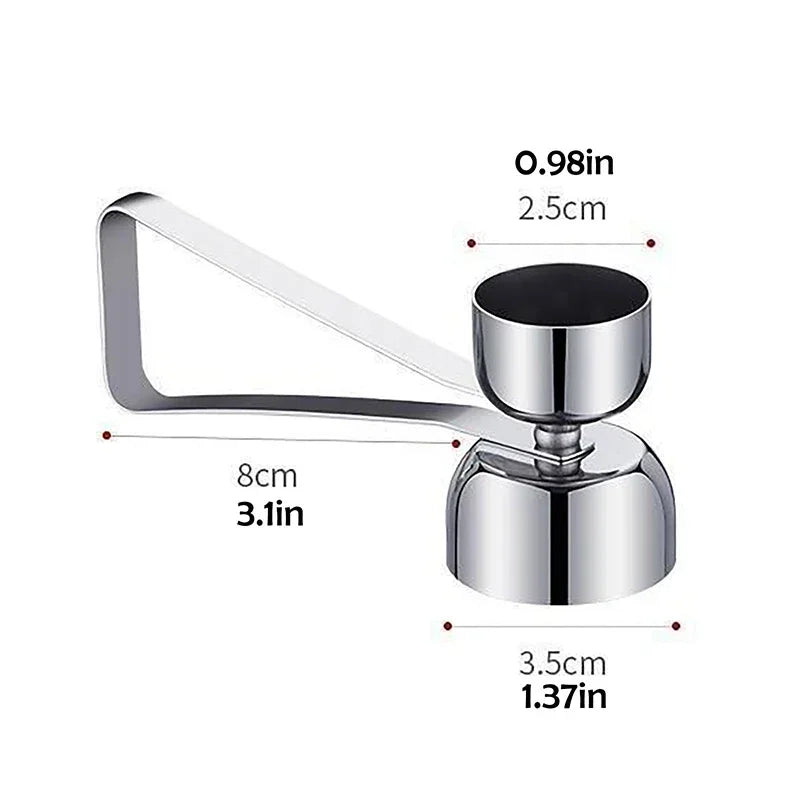304 Stainless Steel Double-Head Egg Shell Opener Scissors
