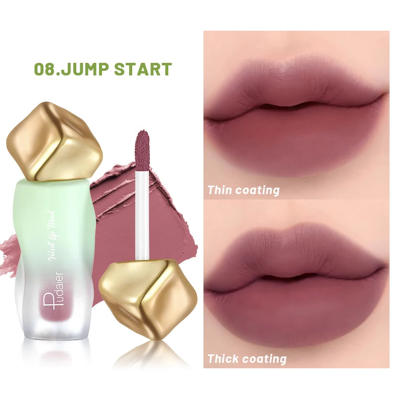 Eldridge Matte Liquid Lipstick 12 Colors – Waterproof Velvet Lip Gloss
