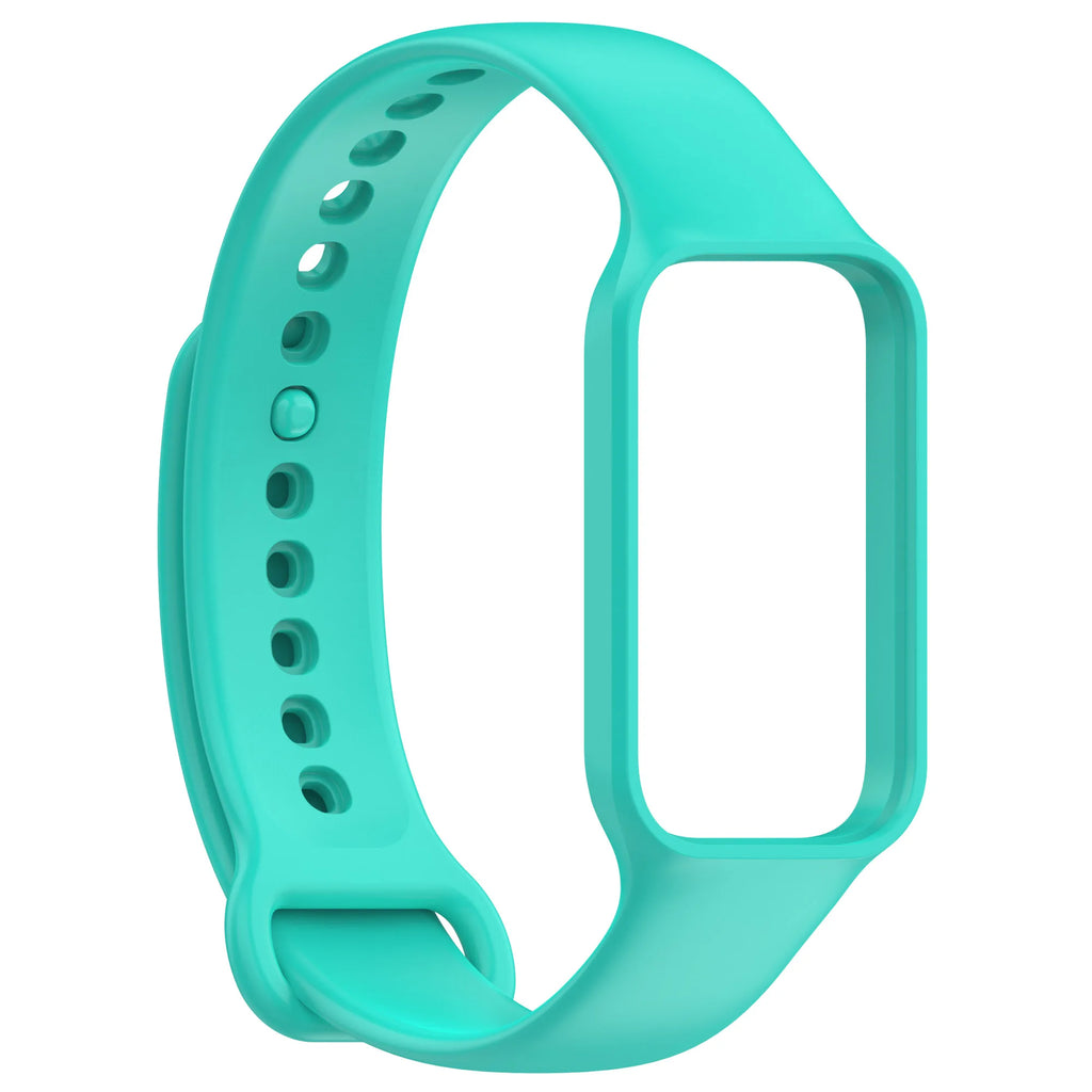 Silicone Strap for Redmi Watch Band 2 & Xiaomi Band 8 Active Replacement Watch Strap Oasis Select Teal Green
