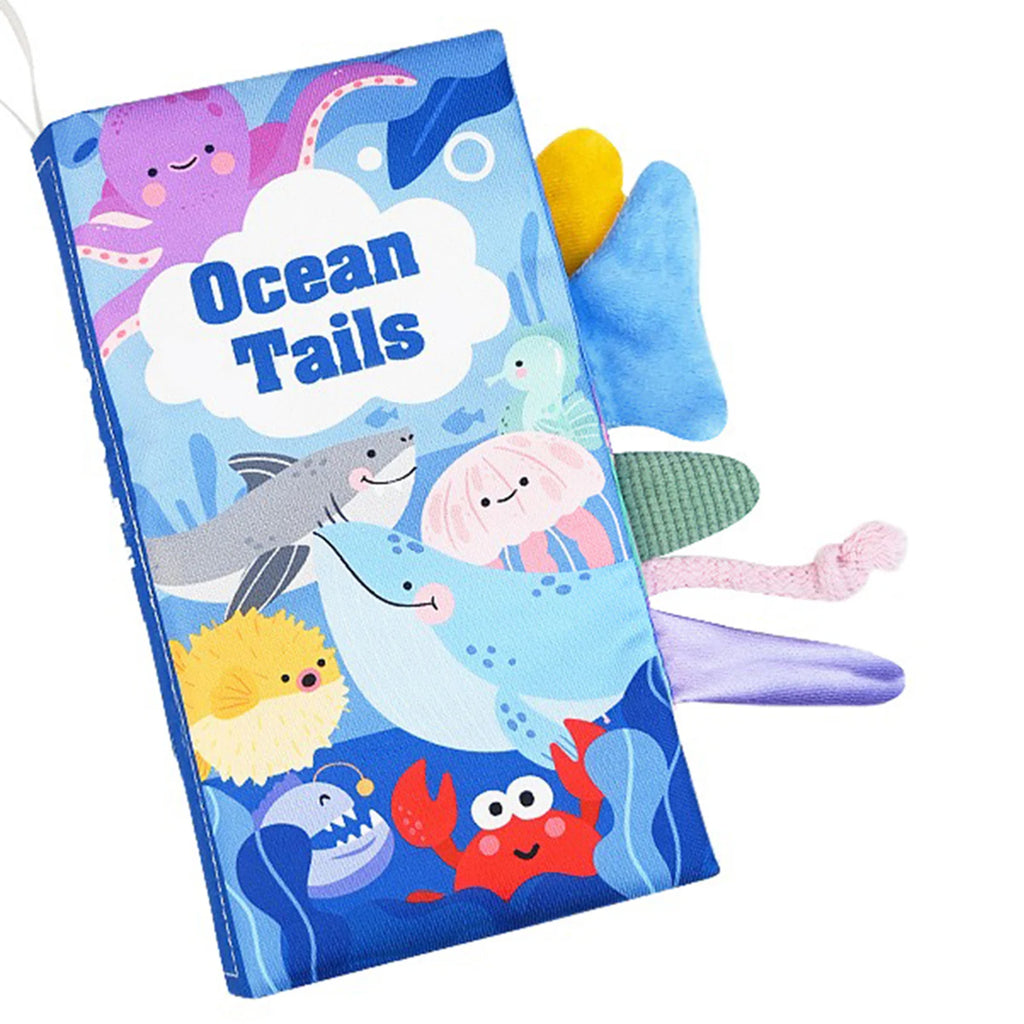 Baby Crinkle Cloth Book – 3D Animal Sensory Toy for Infants