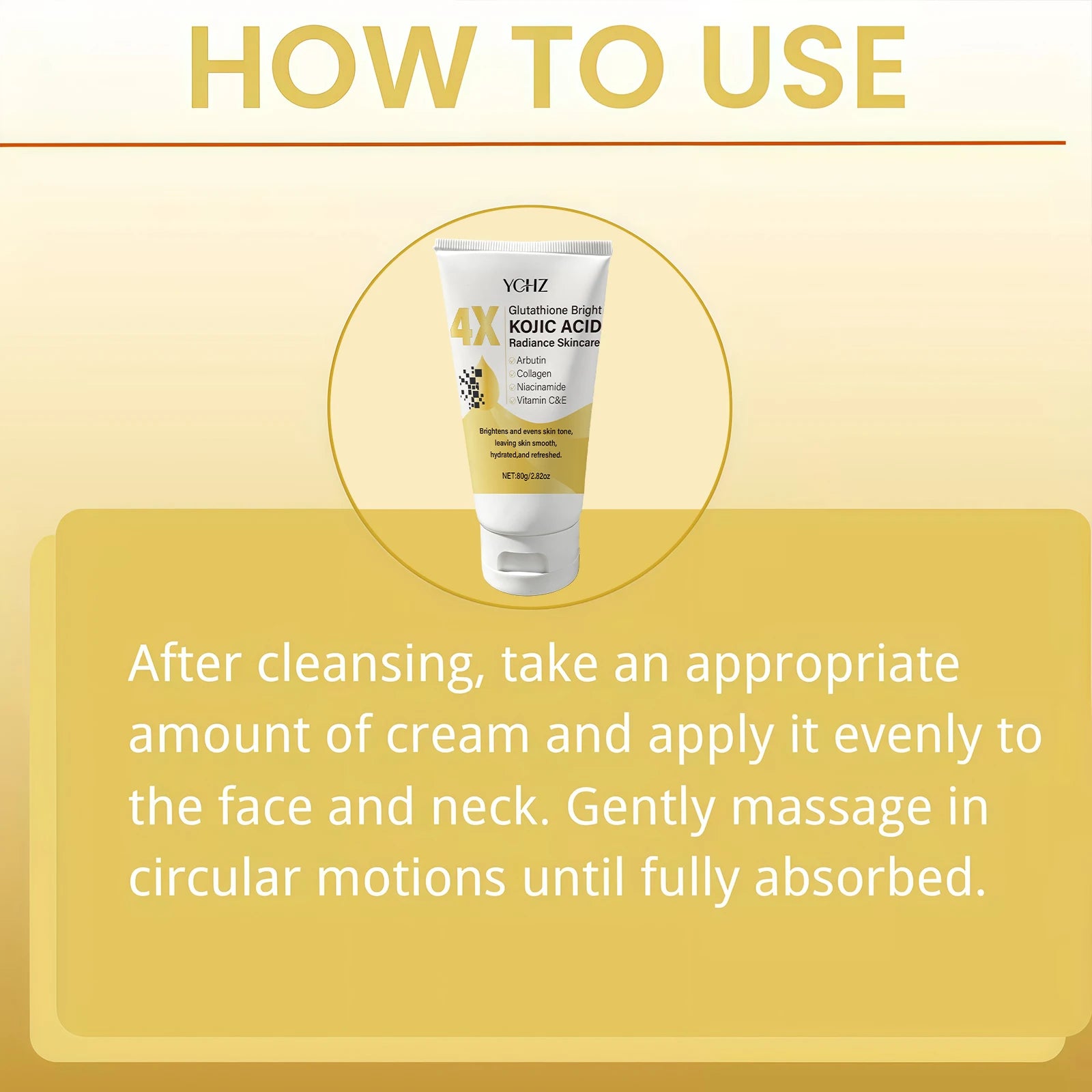 Kojic Acid Face Cream – Brighten Skin & Fade Dark Spots | YCHZ