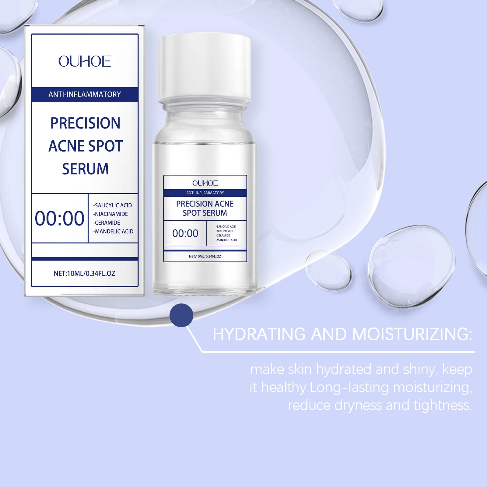 10ML Facial Care Serum Deep Moisturizing Acne Care Refine Pores Soothing Redness Oil Control Nourishing Smoothing Face Serum Oasis Select