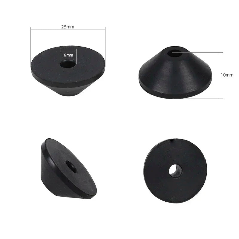 10Pc Non Slip Rubber Seal Gasket M6 M8 Bathroom Toilet Water Tank Screw Prevent Leakage Bolts Fittings Fixing Loose Toilet Seats Oasis Select M6