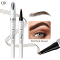 QIC Waterproof Microblading Eyebrow Pen – 4-Tip Natural Brow Look