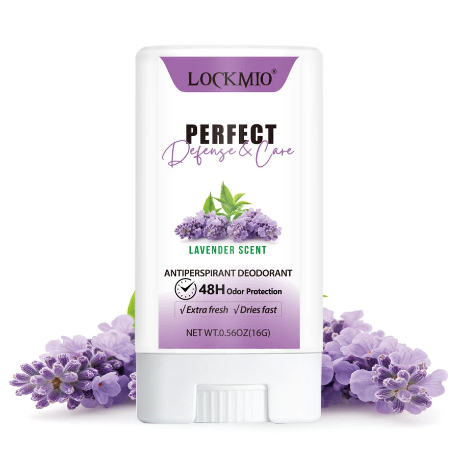 Antiperspirant Deodorant Stick Perfume Antiperspirant Cream 48h Long Lasting Refreshing Fragrance Body Odor Remover for Summer Oasis Select Lavender