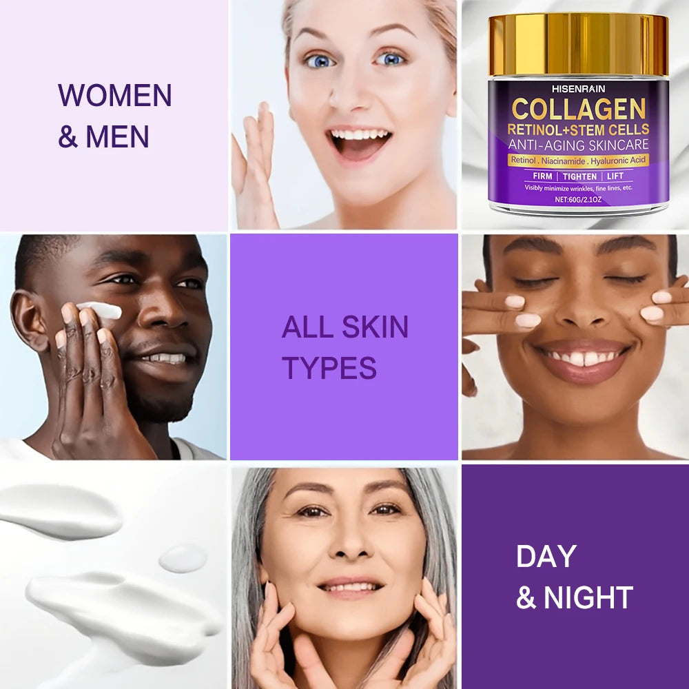 HISENRAIN Collagen & Retinol Face Cream – Firming Moisturizer