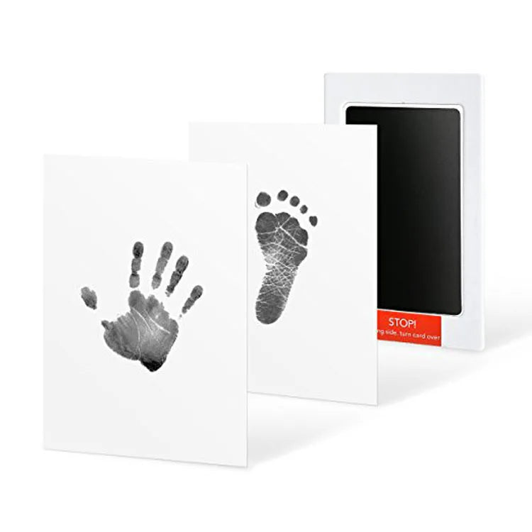 Pet Dog Footprint Handprint Pad Safe Non-toxic Printing Pad Pet Footprint Baby Paw Footprint Pad Oasis Select black