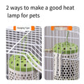 Anti-Bite Pet Parrot Heat Preservation Lamp Metal Chew-Proof Wire No Light Ceramic Heating Lamp Quickly Warm US/EU/UK Plug in Oasis Select US-Key Switch