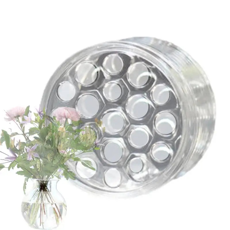 Spiral Ikebana Stem Holder for Vases Clear Flower Arrangement Holder Floral Art Accessory Table Centerpiece for Home Decoration Oasis Select