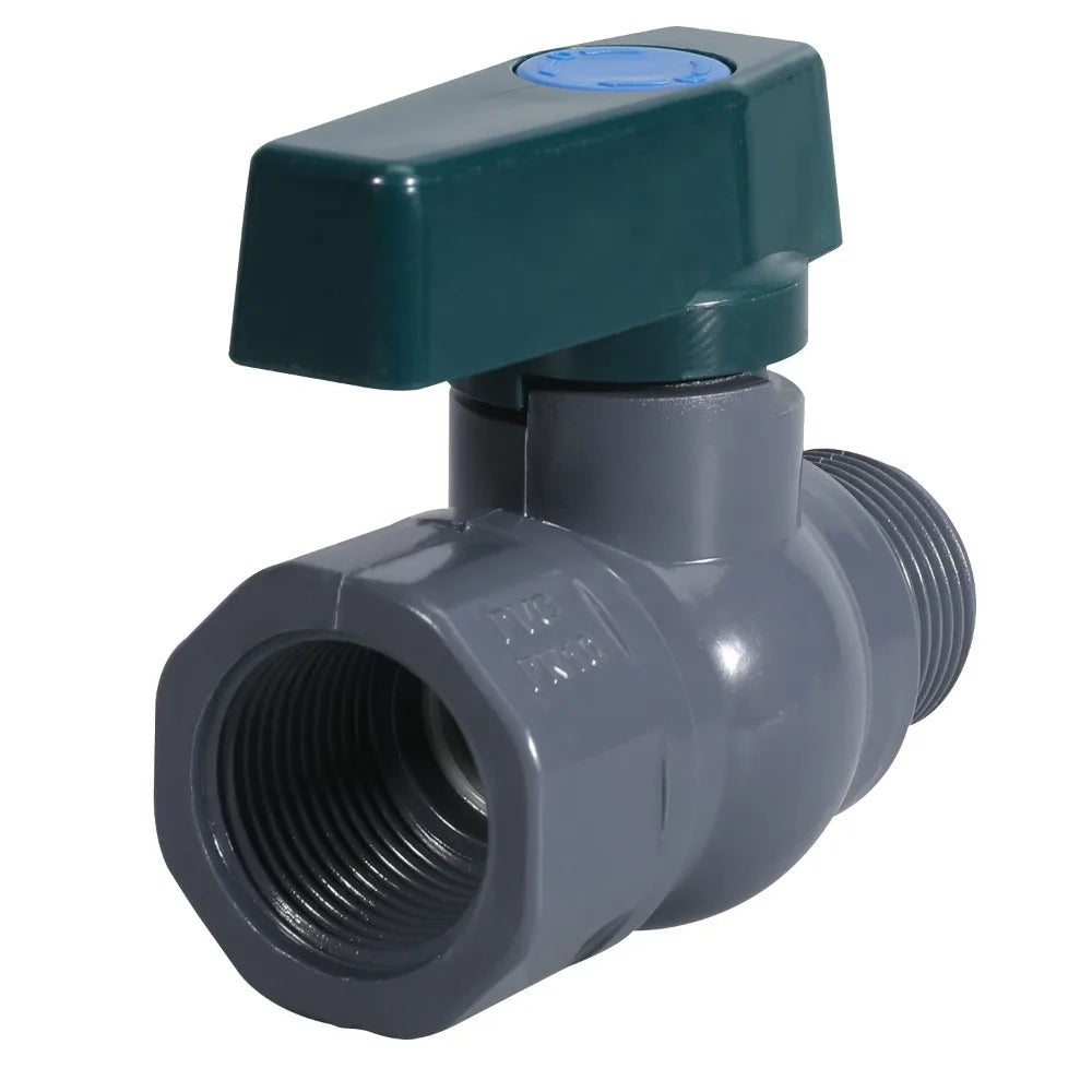 IBC Tote Adapter IBC Tank Gooseneck 3/4 Inch Outlet Tap for 1000L Rainwater Tank Garden Hose Shut Off Ball Valve IBC Tote Valve Oasis Select