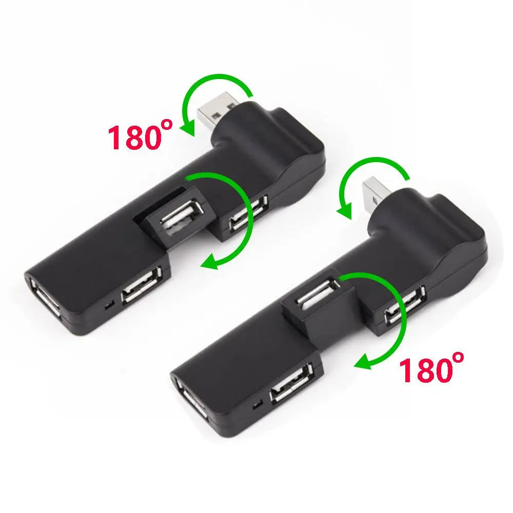 Portable Durable 4 Port USB Splitter Multi HUB Computer Peripherals USB Hubs Data Transfer Splitter USB 2.0 HUB Adapter Oasis Select