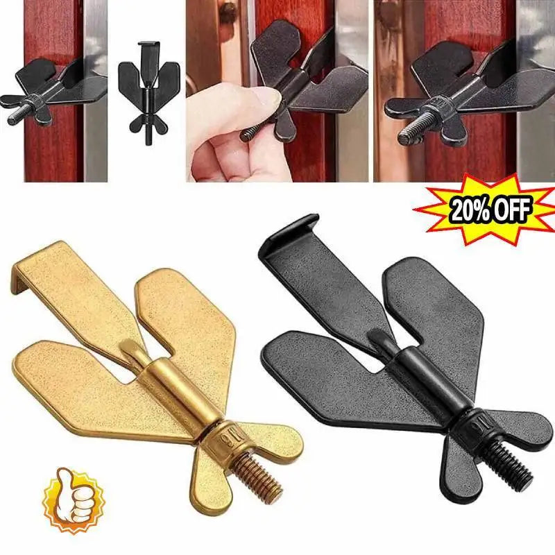 Portable Travel Door Lock – Stainless Steel Security Stopper