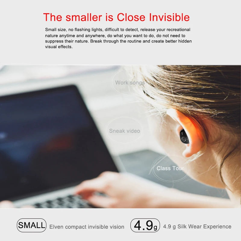 Mini Invisible Ture Wireless Earphone Noise Cancelling Bluetooth Headphone Handsfree Stereo Headset TWS Earbud With Microphone Oasis Select