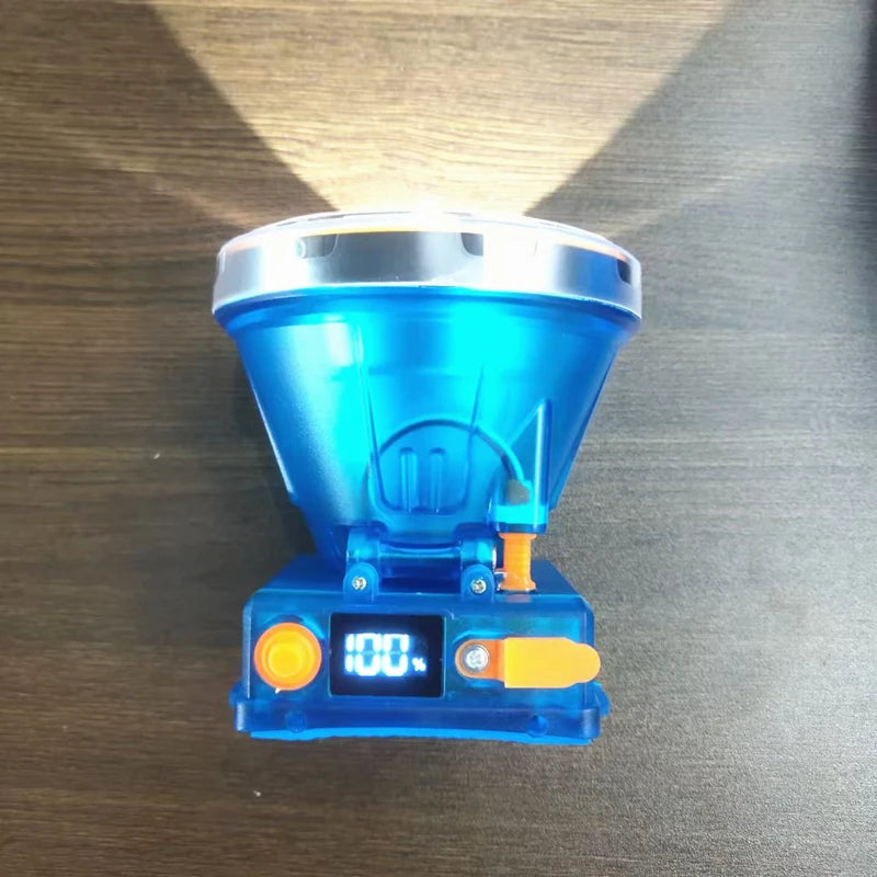 SHINEKNOT IP68 LED Headlamp 300W 7500mAh Fishing Mining Lamp
