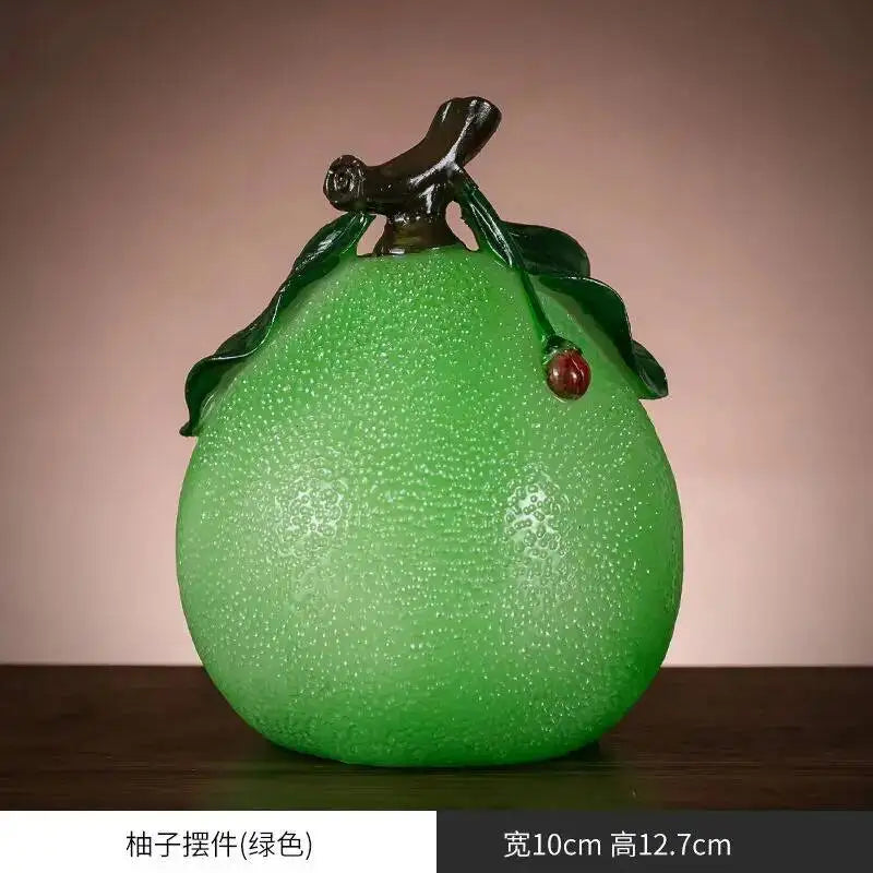 Tiktok Net Red Color Tea Pet Individuality Creativity Grapefruit Temptation Tea Ceremony Tea Tray Can Support Household Tea Room Oasis Select