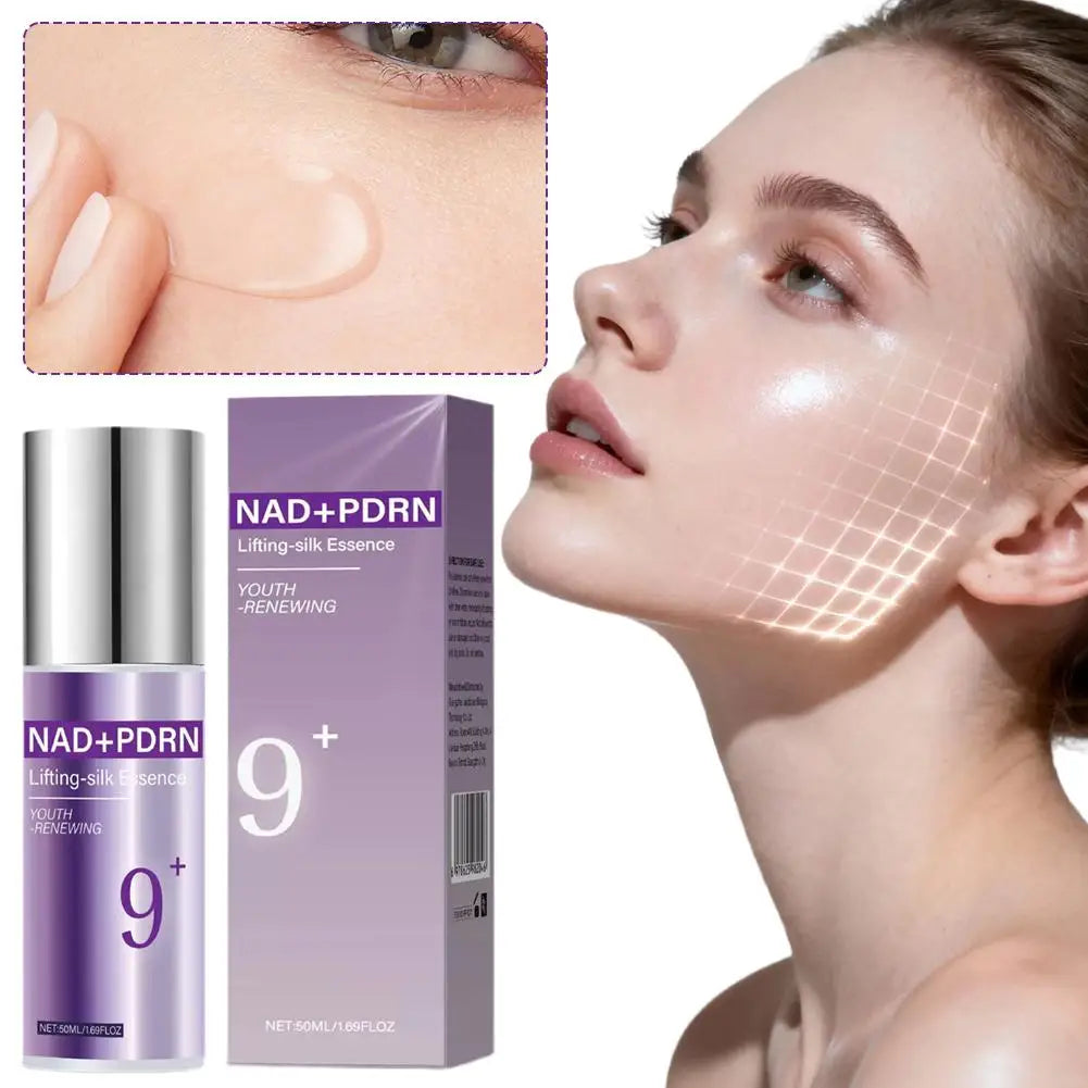 9+ NAD+ PDRN Moisturizing Lifting Firming Essence Nourishing Facial Serum Smoothing Face Essence Soothing Face Skin Oasis Select