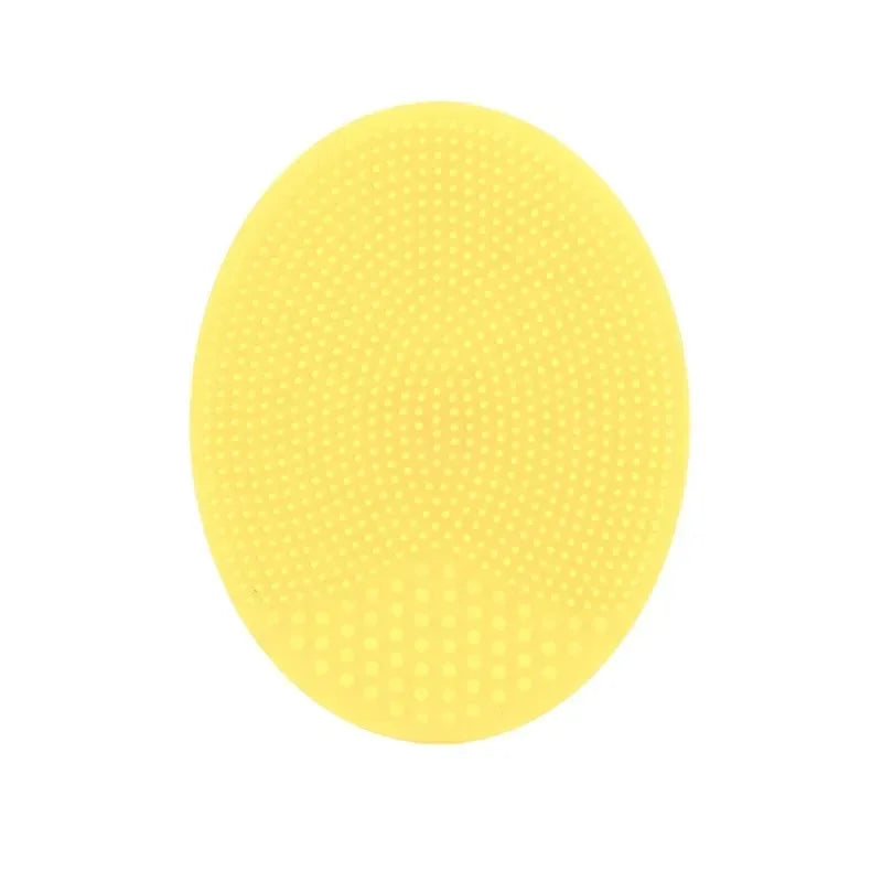 1/3pc Silicone Face Cleansing Brush Facial Deep Pore Skin Care Scrub Cleanser Tool New Mini Beauty Soft Deep Cleaning Exfoliator Oasis Select Yellow