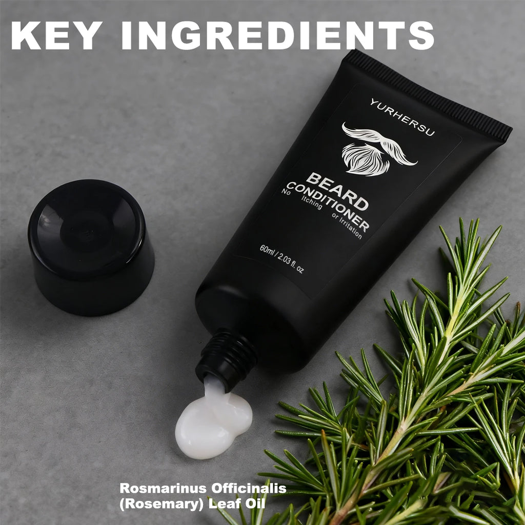 YURHERSU Beard Balm Leave-In Conditioner – Soften & Tame 60g Beard Balm Oasis Select