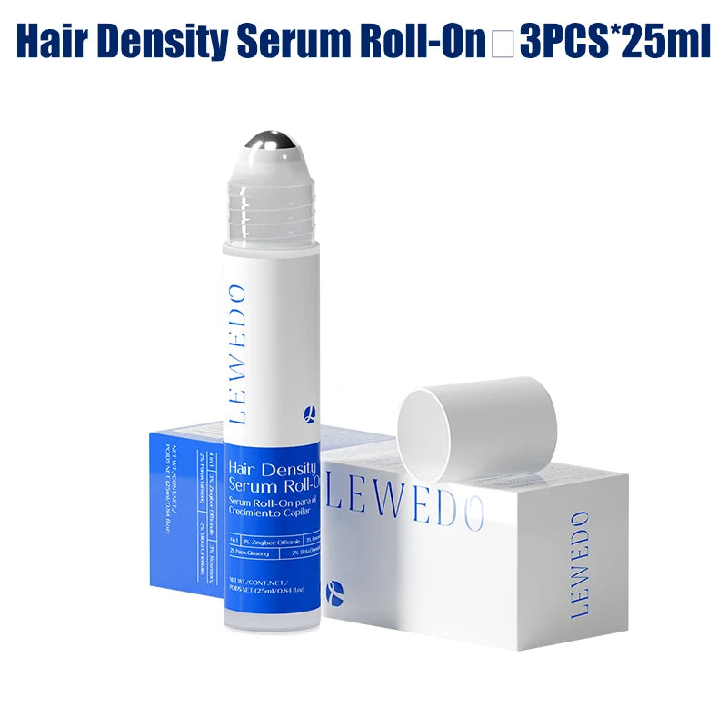 LEWEDO Ginger Rosemary Hair Growth Oil Roller – 25ml