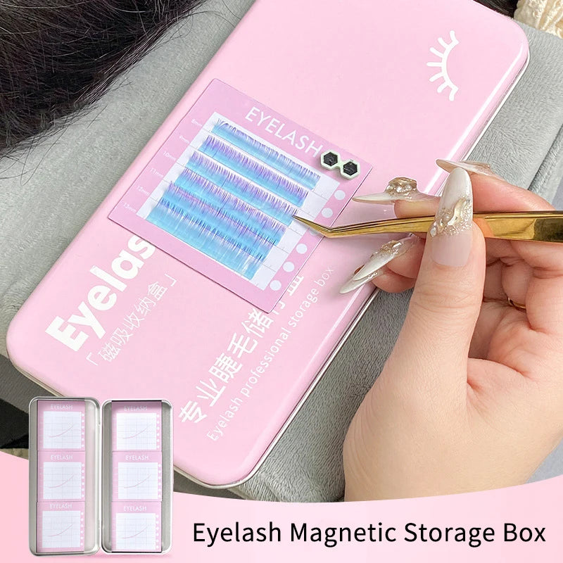 Eyelash Grafting Table,Portable Eyelash Organizer,eyelash Box, Space Saving Storage Box,Eyelash Extension Studio Tool,Eyelash Ex Oasis Select