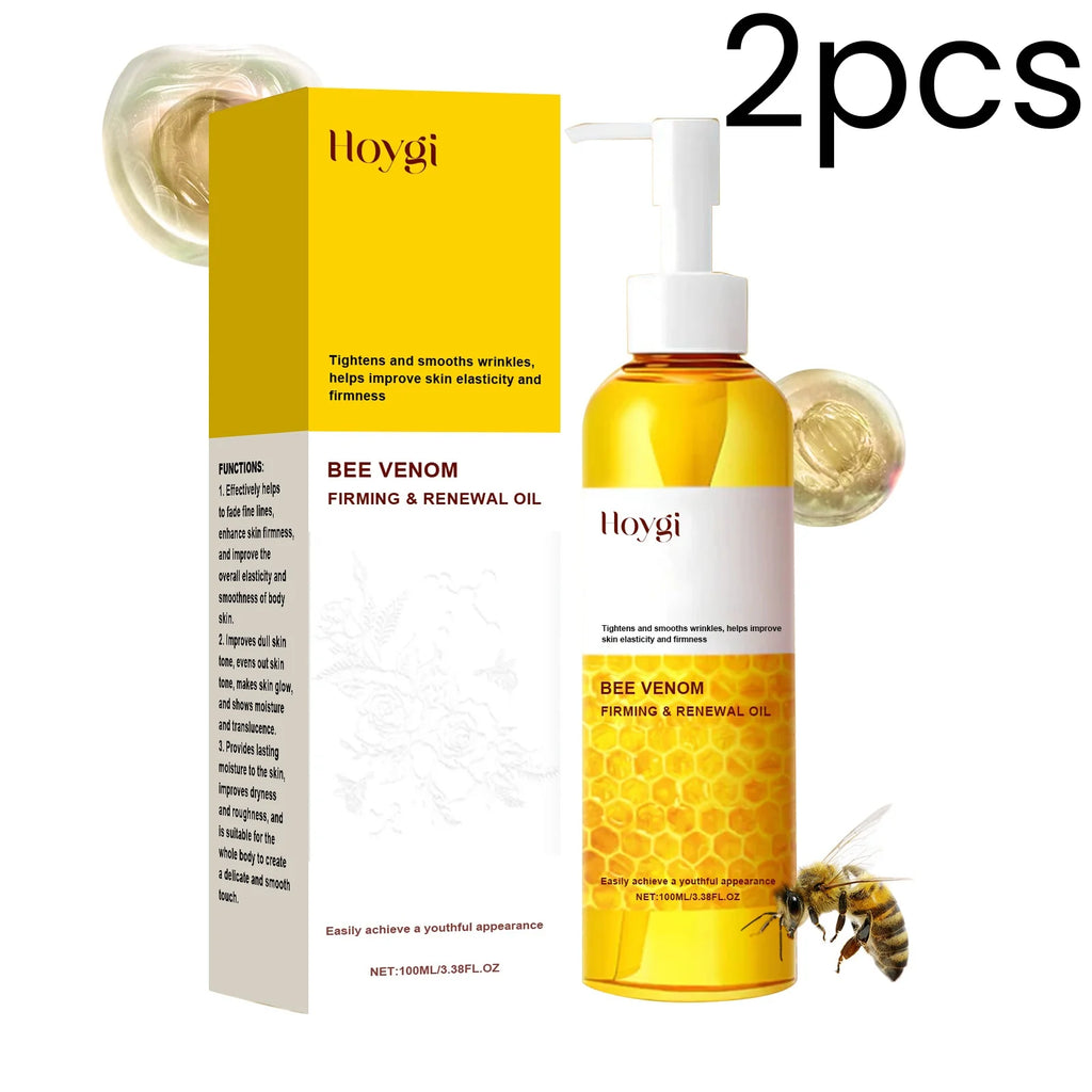 Hoygi Bee Venom Firming Body Oil – Skin Tightening 100ml Firming Body Oil Oasis Select 2pcs