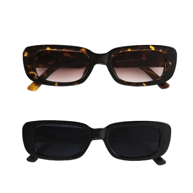 New Small Sunglasses Women Men Trendy Vintage Brand Designer Hip Hop Square Green Sun Glasses Female Eyewear Oasis Select 2 Color 1