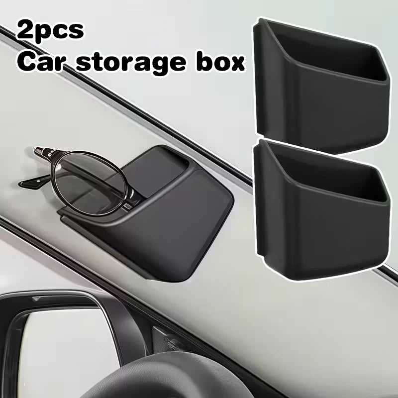 Stylish Car Organizer For Glasses And Phone, Durable Materials, Minimalist Design, Suitable For All Seasons, Car Storage Box Oasis Select