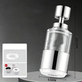 2-Mode Kitchen Faucet Filter & Anti-Splash Nozzle Extender