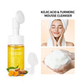Turmeric Cleanser Deeply Cleansing Kojic Acid Blackhead Remover Skin Cleansing Oil Control Fade Acne Marks Brighten Foam Cleanse Oasis Select 100ML