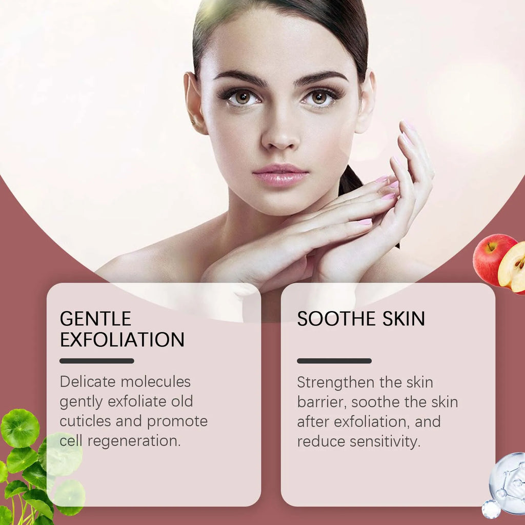 Exfoliating Facial Serum AHAs Anti-Acne Exfoliating Repair Pore Tightening Moisturizing Salicylic Acid Facial Skincare Oasis Select