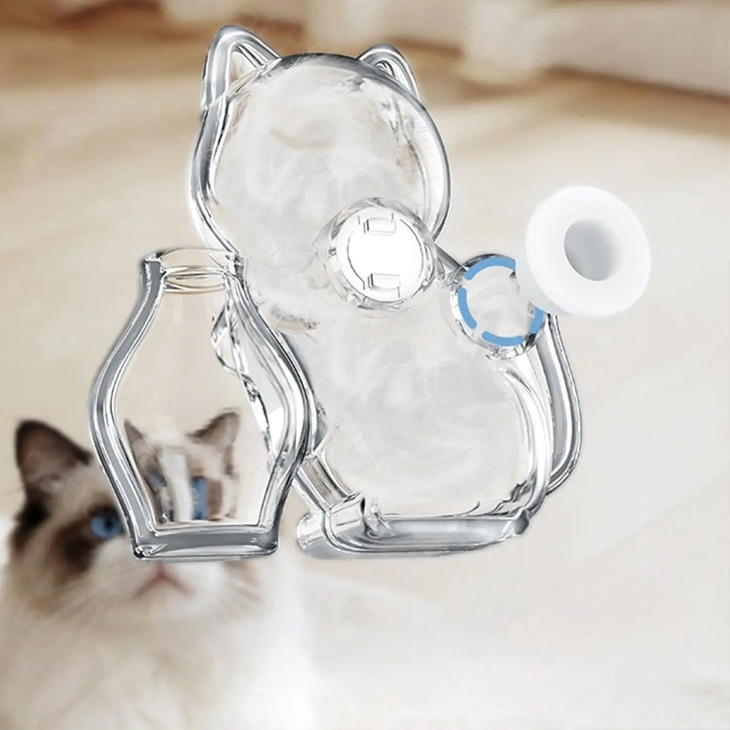 Cat Hair Whisker Keepsake Fridge Magnet Transparent Storage Capsule DIY Pet Memorial Souvenir Refrigerator Magnetic Ornament Oasis Select transparent
