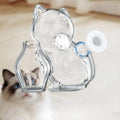 Cat Hair Whisker Keepsake Fridge Magnet Transparent Storage Capsule DIY Pet Memorial Souvenir Refrigerator Magnetic Ornament Oasis Select transparent