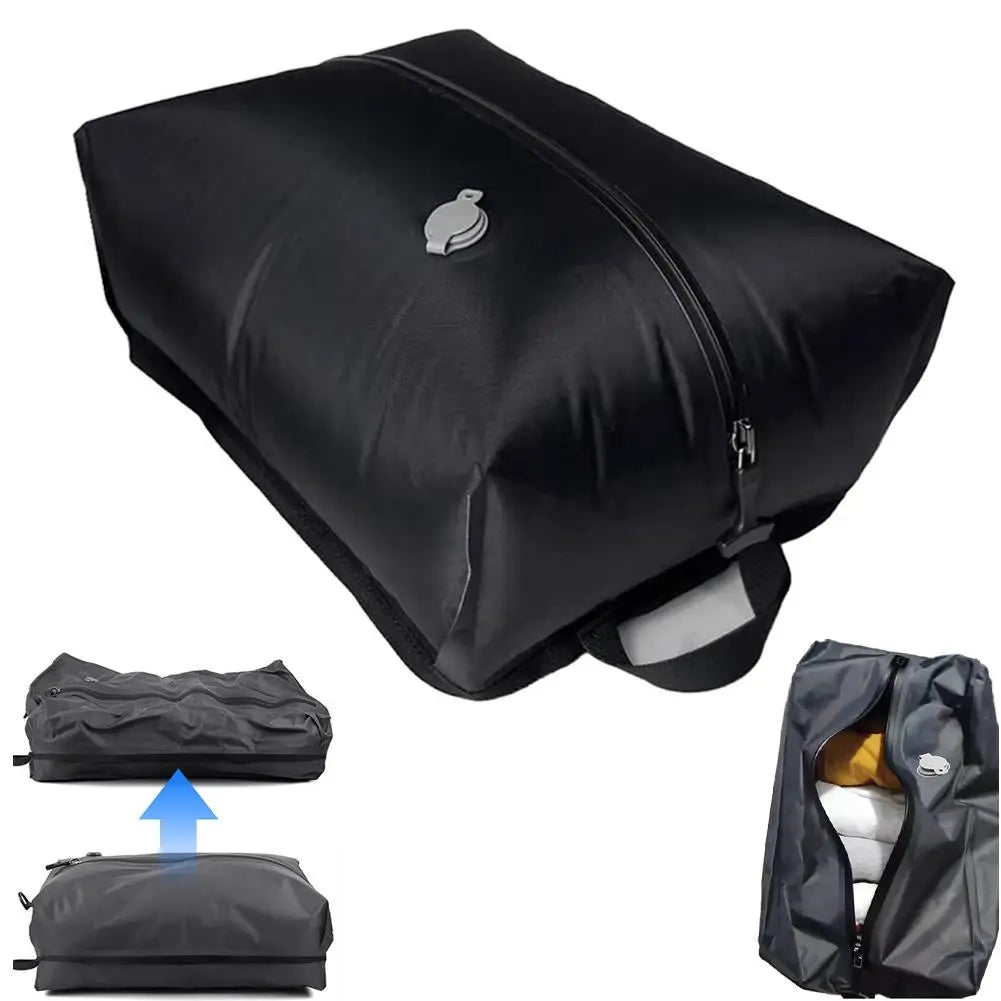 Vacuum Compression Travel Bag 16L – Waterproof + Hand Pump