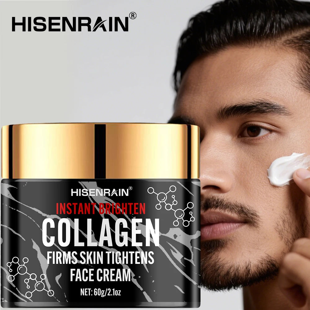 HISENRAIN Collagen & Retinol Face Cream – Men's Moisturizer