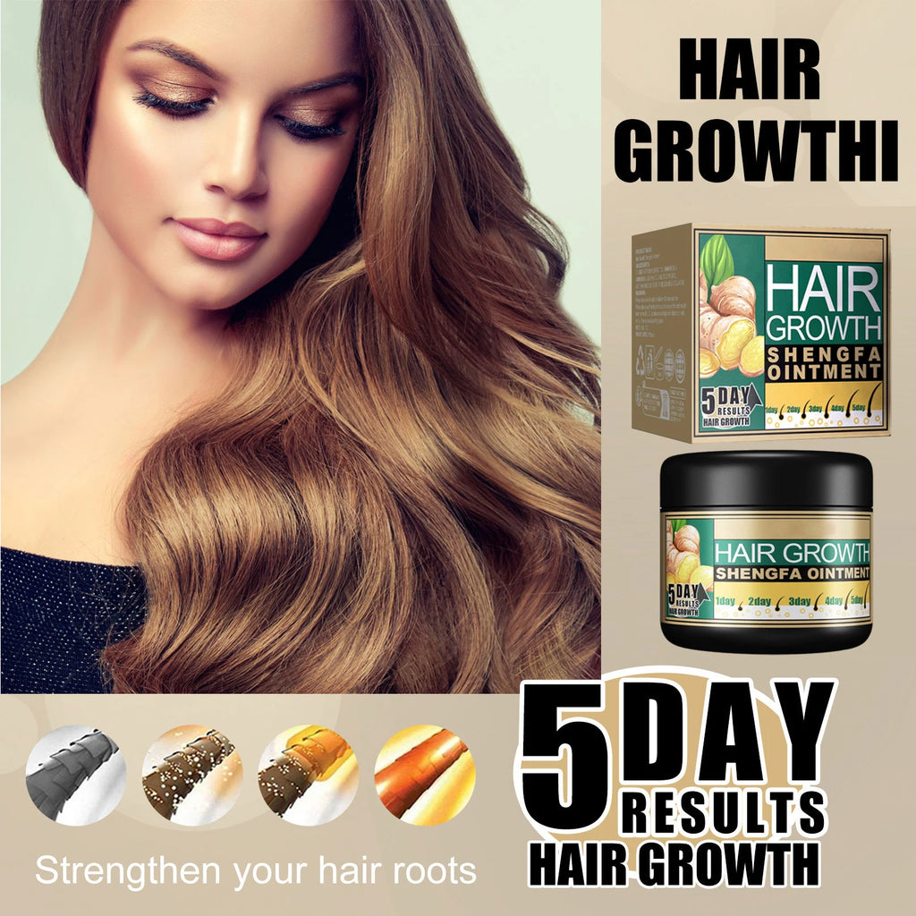 Ginger Hair Growth Cream – Anti Hair Loss Scalp Strengthener Hair Growth Cream Oasis Select