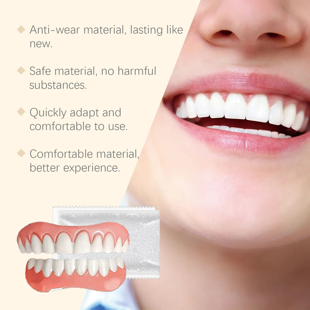 Silicone Denture Care Set – Comfortable Fit & Better Smile