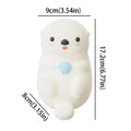 Cute Otter Night Light – USB Rechargeable Touch & Timer Lamp Night Light Lamp Oasis Select 17.2cm-6.77in