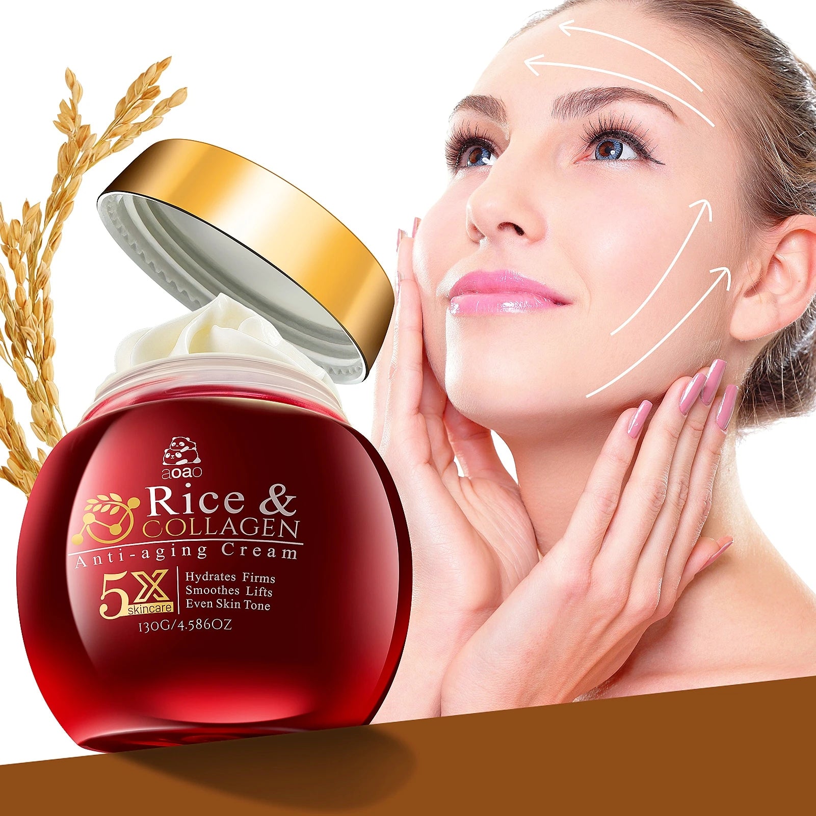 Rice Collagen Cream – Ceramides & Hyaluronic Acid Moisturizer