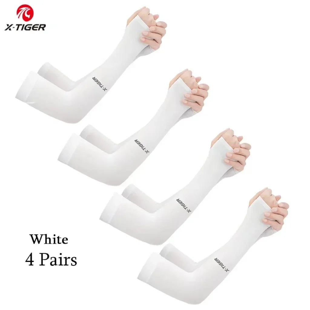X-TIGER UV Cooling Arm Sleeves – Unisex Cycling & Sport