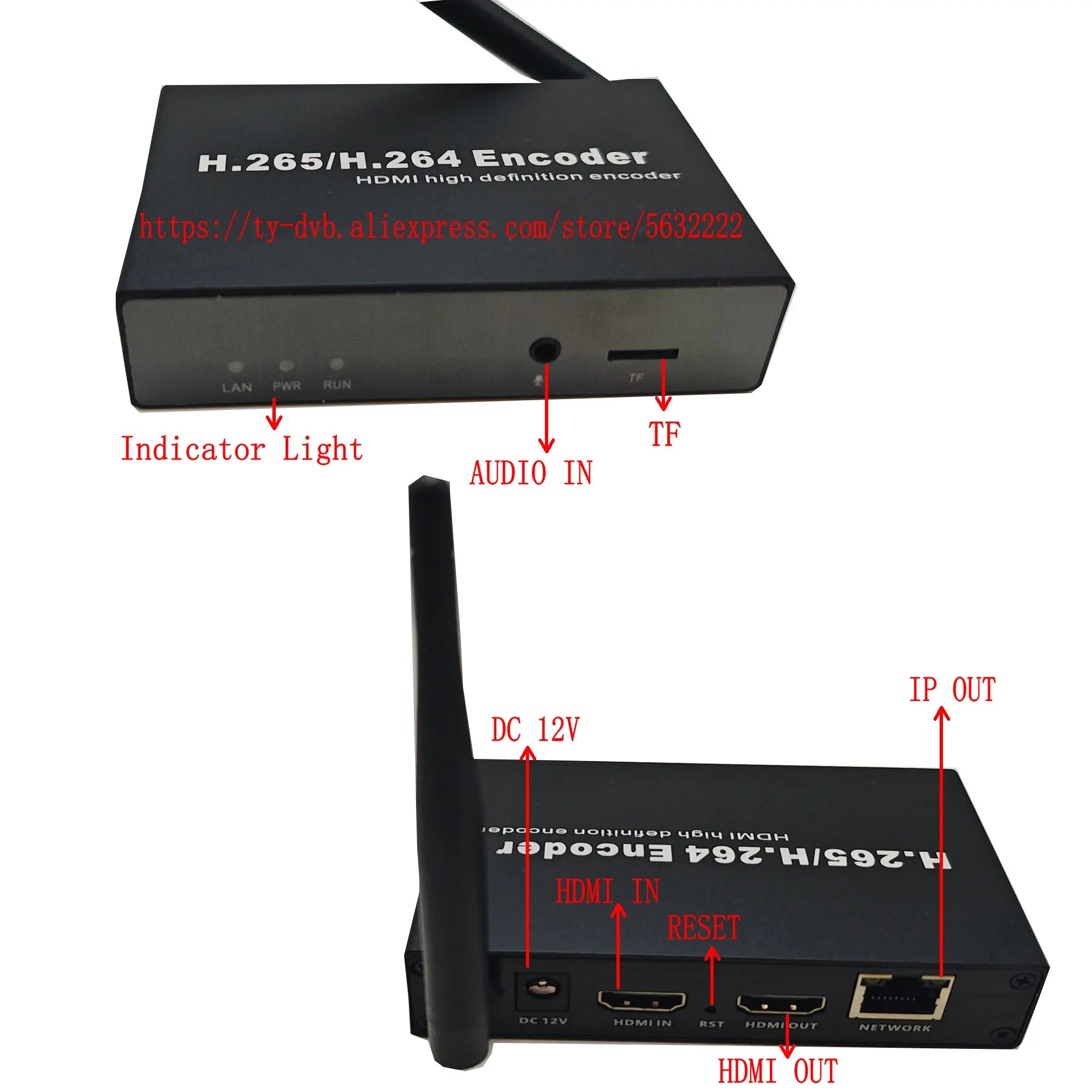 wifi Wireless HD Loop out Video Encoder H265 H264 HEVC IPTV HDMI to IP RTMP SRT UDP HLS RTSP Live streaming on the internet Oasis Select
