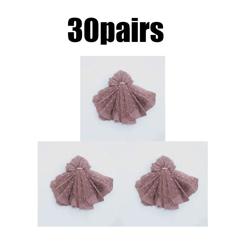 10/20/30pairs Cool Breathable Summer Sexy Black Skin Dot Sock Solid Color Dot Socks Women Girls High Stretch Mesh Nylon Sock Oasis Select 30pairs coffee One Size