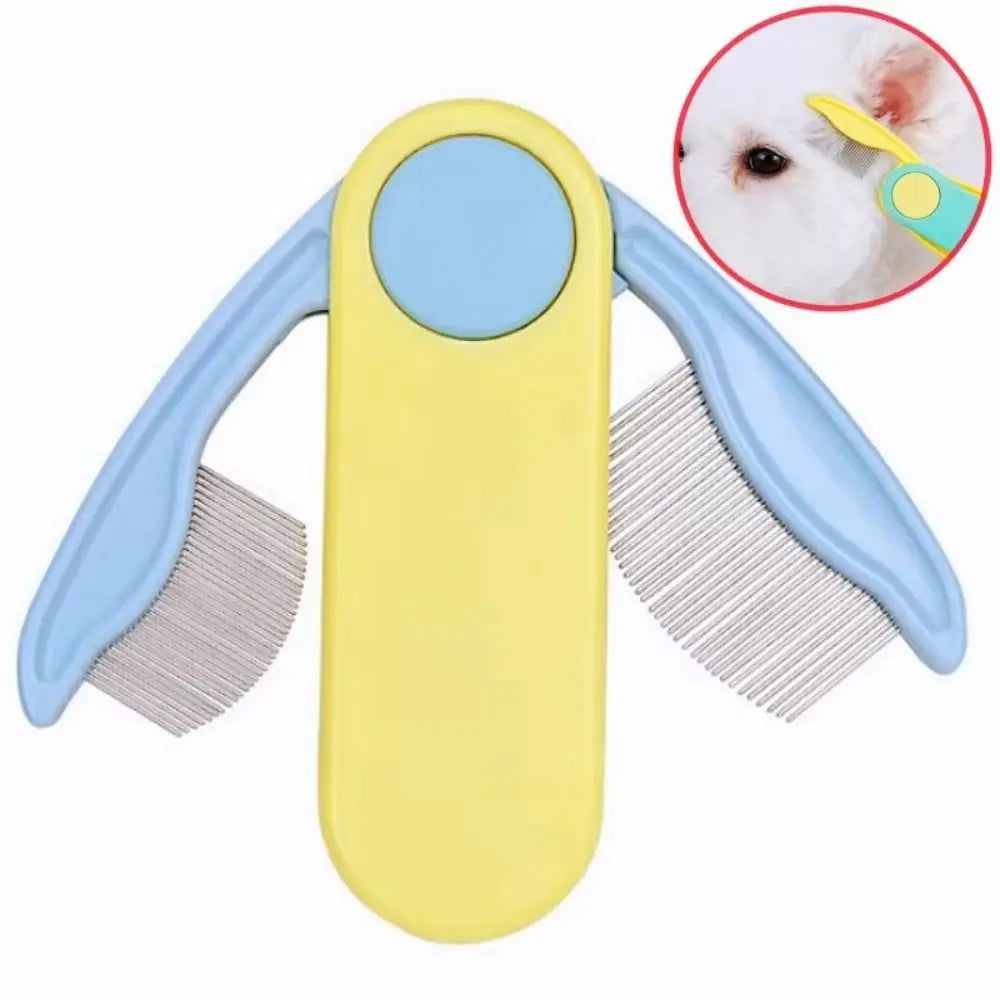 Foldable Double-Sided Flea Comb for Cats & Dogs | Portable