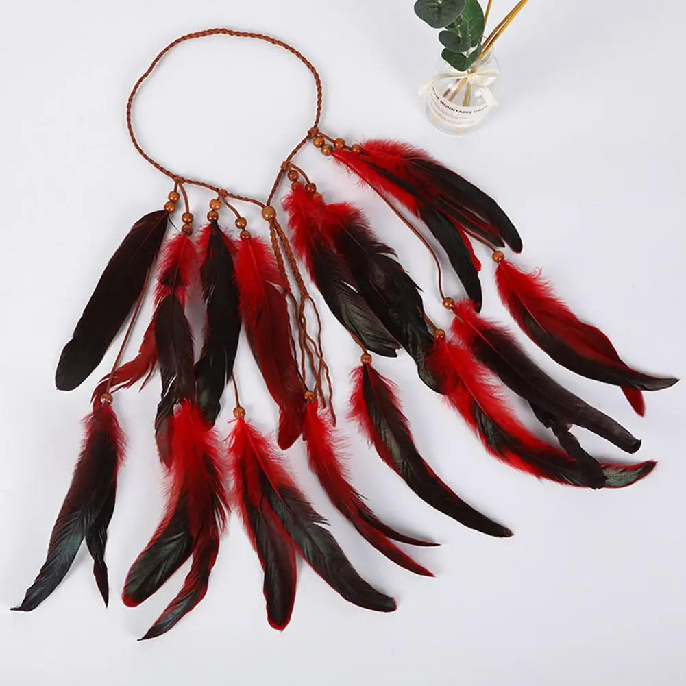 Bohemian Feather Headband – Carnival Costume & Festival