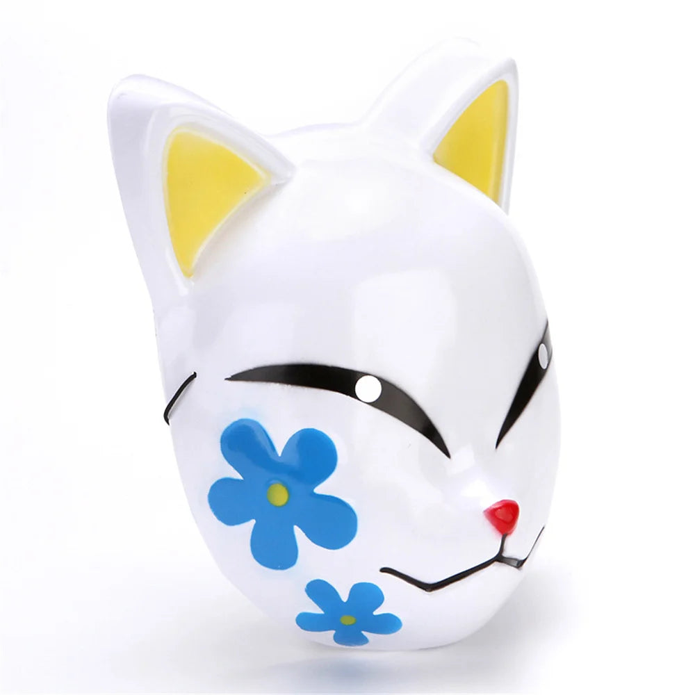 Japanese Anime Demon Slayer Mask Cosplay Thicken Plastic Masks Halloween Party Costume Props Fox Mask Oasis Select