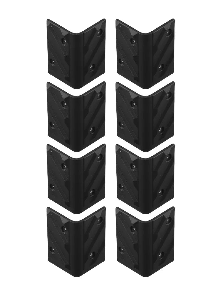 100% Brand New Corner Protector Speaker 3.5mm 8pcs Black Case Lightweight Plastic Polypropylene Protection Speaker Oasis Select