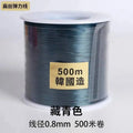 500M 0.8mm Flat Crystal Elastic Thread Bracelet String Leather Band Rope Wearing Bracelet Elastic Thread Buddha Bead Thread Oasis Select 9 0.8mm 500m