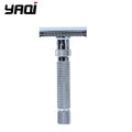 2026 Hot Sale！Yaqi Adjustable The Final Cut Chrome Color mens Safety Razor 77mm Handle Length And 12mm Handle Diameter Oasis Select RAA2001-C