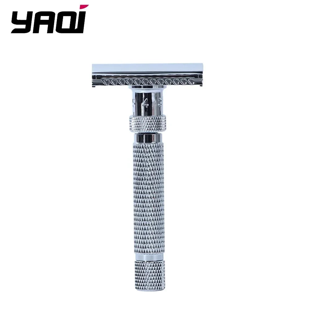 2026 Hot Sale！Yaqi Adjustable The Final Cut Chrome Color mens Safety Razor 77mm Handle Length And 12mm Handle Diameter Oasis Select RAA2001-C